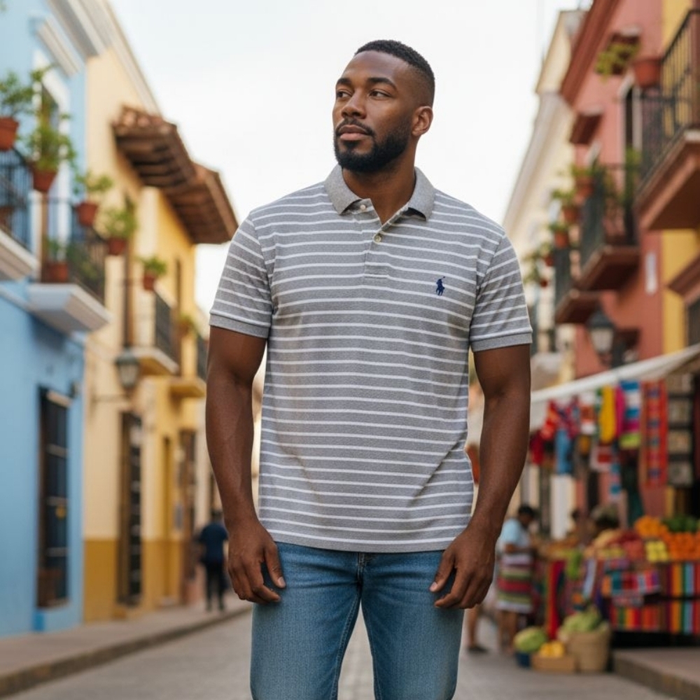 Polo Ralph Lauren Pima Soft Touch Striped Polo Size XL